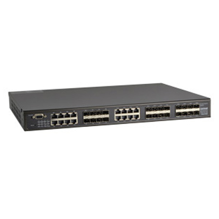 CNGE24MS Comnet 24 Port 1000Mbps Managed Switch, 16 TX/FX (SFP)Combo Ports, 8 1000Mbps FX Ports, Includes Power Supply