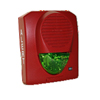 CSH-1224W-GR Potter Green Strobe Light With a Horn 12 or 24 Volt Red Body-DISCONTINUED