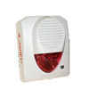 [DISCONTINUED] 4800058 Potter CSH-1224W-RW Red Strobe Light With a Horn 12 or 24 Volt White Body