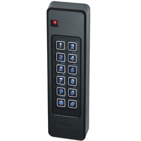 CSR-6.2L-ST-OSDP Keri Systems Mullion Mount Keypad Reader with BLE & Smartcard Capability with SwitchTech Support, OSDP Wiring Format