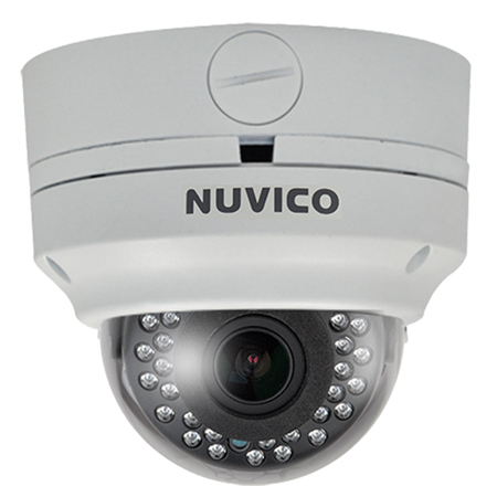 CV-D21N-L Nuvico 2.8 to 11mm Varifocal 700TVL Outdoor IR Day/Night Dome Security Camera 12VDC/24VAC-DISCONTINUED