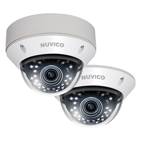 CV-STD21N-L Nuvico 2.8 to 10mm Varifocal 700TVL Outdoor IR Day/Night Vandal Dome Security Camera 12VDC/24VAC-DISCONTINUED