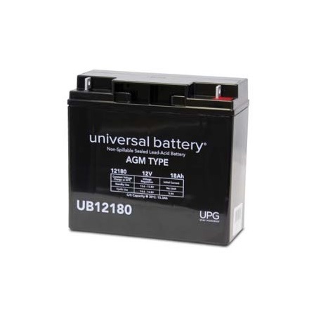 UB12180/T4 UPG Sealed Lead Acid Battery 12 Volts/18Ah - T4 Terminals