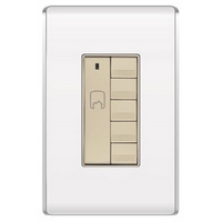 [DISCONTINUED] DRD5-IV2 Legrand On-Q In-Wall Whole House Scene Controller - Traditional - Ivory