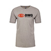 DWG 60% Cotton 40% Polyester Fitted T-Shirt - Light Gray - Medium