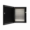 E2M LifeSafety Power 16" W x 20" H x 4.5" D Steel Electrical Enclosure - Black with Mercury Back Plate