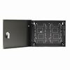 E5M LifeSafety Power 8.5" W x 11" H x 3" D Steel Electrical Enclosure - Black with Mercury Back Plate