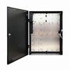 E6A1 LifeSafety Power 23" W x 30" H x 6.5" D Steel Electrical Enclosure - Black with AMAG Back Plate and Door Mount Kit - Black
