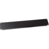 [DISCONTINUED] EB2-23 Middle Atlantic EB Series Flanged Blank Panel 2 Space (3 1/2 Inch) Black Powder Coat Finish