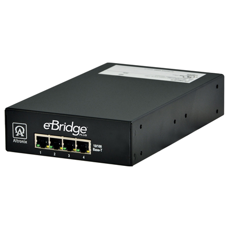EBRIDGE400PCRM Altronix Four 4 Port IP and PoE+ over Coax Receiver