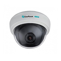ED910W EverFocus 2.8-12mm Varifocal 720p Indoor Day/Night Dome AHD/Analog Security Camera 12VDC/24VAC - White - BSTOCK