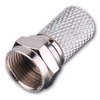 Show product details for F59T-2 Vanco Connector F RG59 Twist-On Nickel 2 Pack