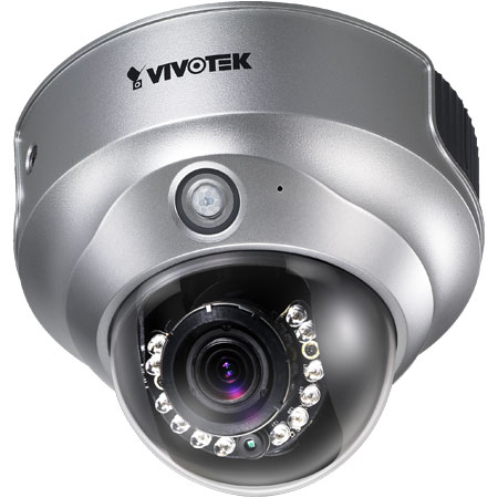 FD8161 Vivotek 3 to 9mm Varifocal 1600x1200 Indoor IR Day/Night Dome IP Security Camera 12VDC/POE-DISCONTINUED