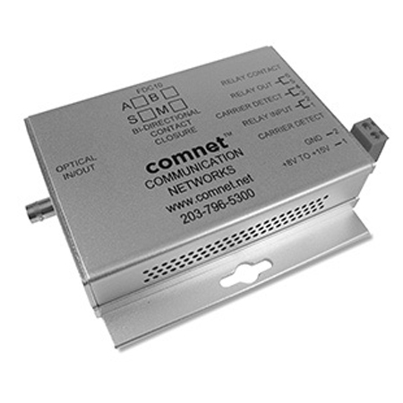 FDC10M1B Comnet Bi-directional Contact Closure Transceiver MM 1 Fiber
