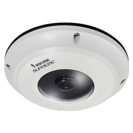 [DISCONTINUED] FE8174V Vivotek 1.5mm 30FPS @ 1920 x 1920 Outdoor Day/Night Fisheye Panoramic Dome Security Camera 12VDC