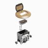 Show product details for FLBAFR101CA Arlington Industries Caramel Round Adjustable Floor Box