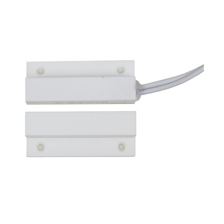 FM-102-WH-10 Tane Alarm Flange Mount Contact and Magnet - Side Leads - White - Pack of 10