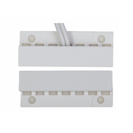 FM-108C-WH-10 Tane Alarm .51" Diameter SPDT Loop Flange Surface Mount Side Leads Recessed Magnetic Contact .83" Gap - Pack of 10 - White