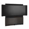 FM-DS-6675FW-KA3B Middle Atlantic Forum Floor-to-Wall Mounted 66" (3 Bay) Display Stand for (1) 81" 21:9 Ultra-Wide Display, Dark Finish