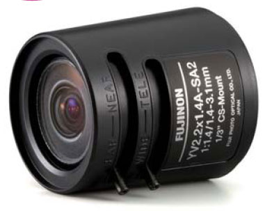 YV2.2x1.4A-SA2L Fujinon 1.4-3.1mm Wide-angle DC Auto Iris Lens 