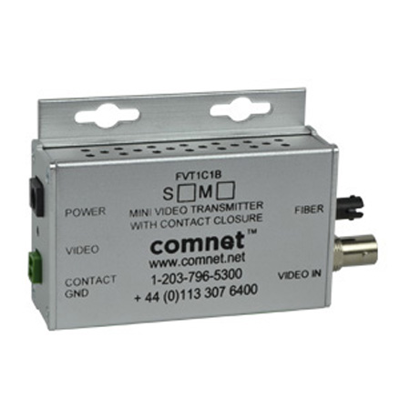 FVT1C1BM1-M Comnet Digitally Encoded Video Transmitter and Contact Closurer, mm, 1 fiber