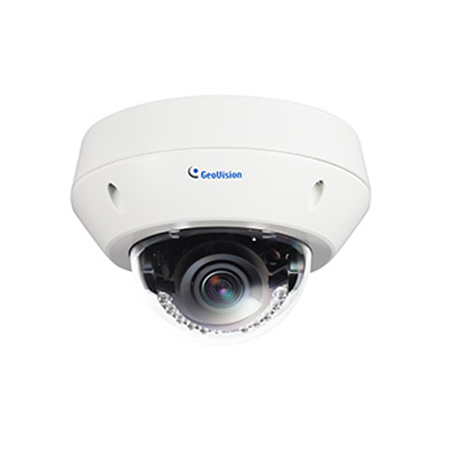 [DISCONTINUED] GV-EVD2100 Geovision 3~9mm Varifocal 30 FPS @ 1920 x 1080 Outdoor IR Day/Night WDR Dome IP Security Camera 12VDC/PoE