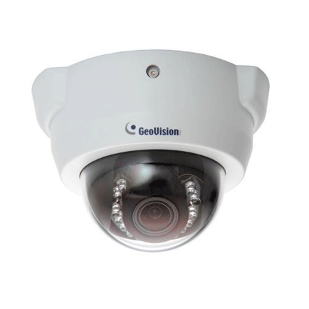 [DISCONTINUED] GV-FD3400 Geovision 3~9mm Varifocal 20FPS @ 2048 x 1536 Indoor Day/Night WDR Fixed Dome IP Security Camera 12VDC 24VAC