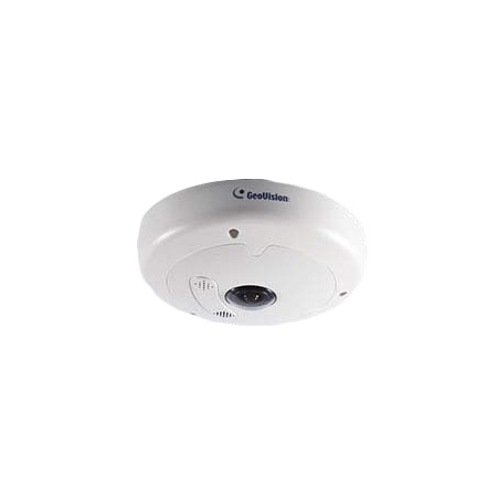 [DISCONTINUED] GV-FE3402 Geovision 1.19mm 15FPS @ 2048x1536 Indoor Day/Night Fisheye Panoramic IP Security Camera 12VDC/24VAC/POE