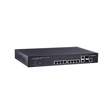 GV-POE0812 Geovision 8-Port Gigabit 802.3at Web Management Layer 2+ Fully Managed PoE Switch