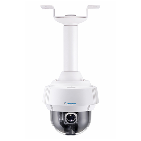 [DISCONTINUED] GV-PPTZ7300 Geovision 2-in-1 30FPS @ 1920 x 1080 Outdoor Day/Night PTZ IP Security Camera with Integrated 10FPS @ 2560 x 1920 Outdoor Day/Night WDR Fisheye IP Security Camera 56VDC/PoE++
