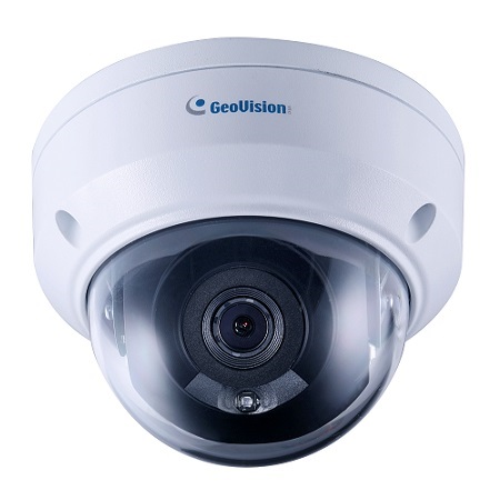 GV-TDR2704-4F Geovision 4mm 30FPS @ 2MP Outdoor IR Day/Night WDR Dome IP Security Camera 12VDC/PoE