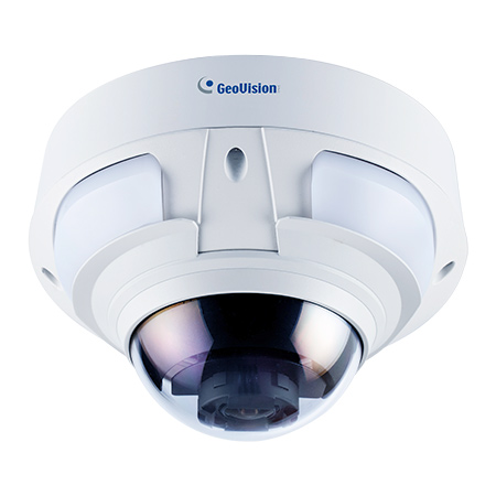 [DISCONTINUED] GV-VD5711 Geovision 4~8mm Motorized 30FPS @ 2592 x 19445 Outdoor IR Day/Night Dome IP Security Camera PoE 12VDC/24VAC/PoE+