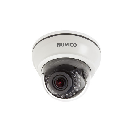 HC-OV3 Nuvico 3.6mm Fixed Lens 45fps @ 1080p Outdoor Day/Night WDR IR Fixed Vandalproof Dome HYDRA HD Coax Security Camera 12VDC/PoE