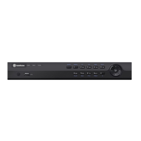 HNVR16P16/3TB Rainvision 16 Channel at 4K (2160p) NVR 160Mbps Max Throughput - 3TB w/ Built-in 16 Port PoE