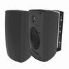 IO60B Adept Audio IO60 Indoor/Outdoor 6 1/2" 100W Injection-Molded Polypropylene Cabinet Speaker - Pair of Speakers - Black