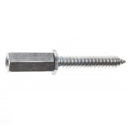 JH950-100 Platinum Tools 1/4-20MaleCouplerwith 11/2"SharpPoint WoodScrew - 100 Pack
