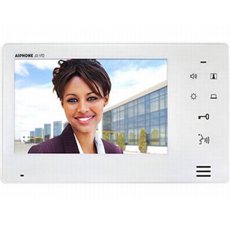 JO-1FD Aiphone 7" Screen with Touch Buttons and Hands-free Expansion Station for JO Series