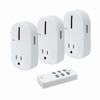 Show product details for LS-313A-14Q Seco-Larm Wireless Outlet Controllers - 3 Wireless Outlets and 1 Remote