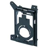 LVH1K Arlington Industries 1-Gang Low Voltage Mounting Bracket w/ Wire Tie-Off and Horizontal Knockout 