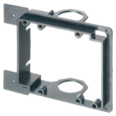 LVMB2-5 Arlington Industries 2-Gang Low Voltage Mounting Brackets - Pack of 5