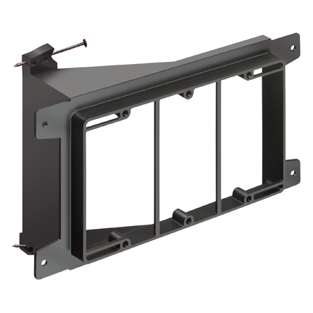 LVN3 Arlington Industries 3-Gang Nail On Low Voltage Mounting Bracket for New Construction