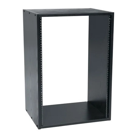 RK20 Middle Atlantic 20 Space (35 Inch), 16 Inch Deep Black Laminate Ready-To-Assemble Rack