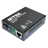 MC712ST-40 Nitek 10/100TX to 100FX Single-Mode Fiber Media Converter - Up to 40km over One Fiber 1310T/1550R