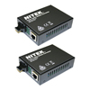 MC722STX2-20 Nitek Fiber Optic Media Converter 20 KM Set - Includes 2 of MC722ST-20