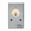 MCK-6-2-WP Alarm Controls DPDT Pneumatic Time Delay Switch - Single Gang Stainless Steel Wall Plate with Green and Red LEDs and Weatherproof Cover