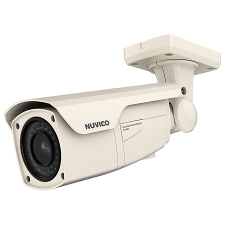 NC-5M-B21 Nuvico 2.8~11mm Varifocal 10FPS @ 5MP Outdoor IR Day/Night DWDR Bullet IP Security Camera 12VDC/PoE