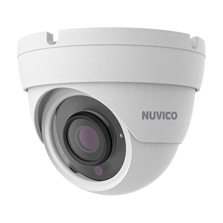 [DISCONTINUED] NCT-4M-E2 Nuvico Xcel Series 2.8mm 30FPS @ 4MP Indoor/Outdoor IR Day/Night WDR Eyeball IP Security Camera 12VDC/PoE