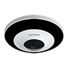 NCT-6M-FE Nuvico Xcel Series 6MP Fisheye 1.07mm 30FPS @ 2160 x 2160 Indoor/Outdoor IR Day/Night DWDR IP Security Camera 12VDC/PoE