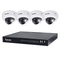 [DISCONTINUED] ND8322P-2TB-4FD3A Vivotek 8 Channel NVR 64Mbps Max Throughput 2TB w/ 4 x 2MP Outdoor Dome IP Security Cameras
