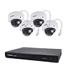 Show product details for ND9323P-2TB-4FD60 Vivotek 8 Channel NVR Kit 64Mbps Max Throughput 2TB w/ 4 x 2MP Outdoor IR Dome IP Security Cameras